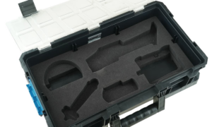 Skrzynka SAS+ALL z gąbkami 25mm+40mm z wycięciem kształtki(N0303G)