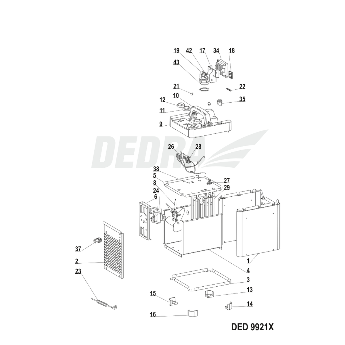 Włącznik LED KCD3(XDED9921X.35)