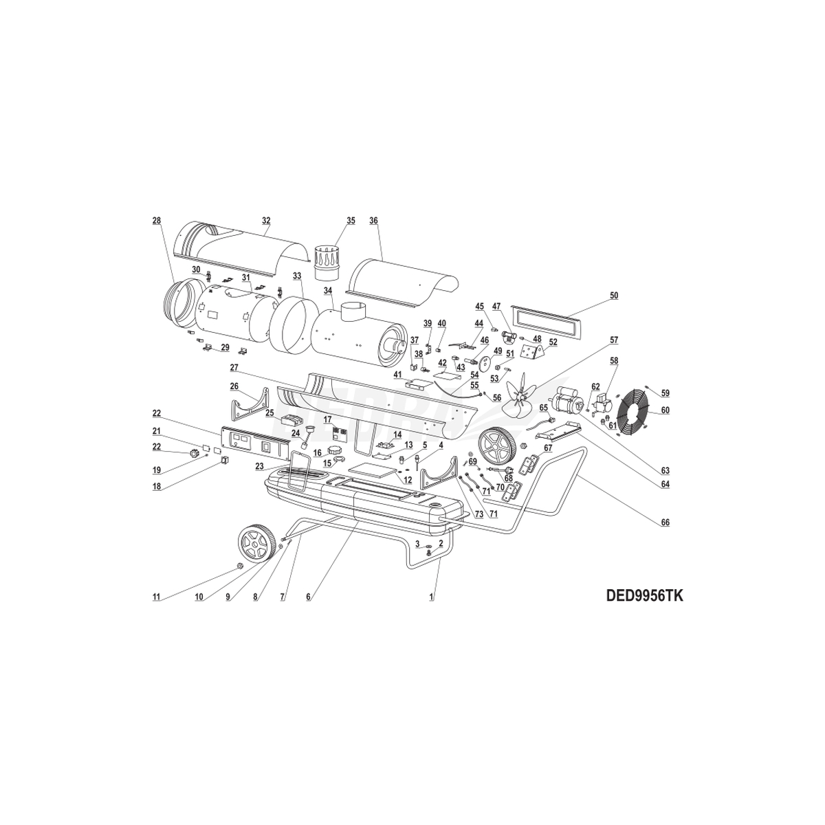 Komora spalania(XDED9956TK.34)