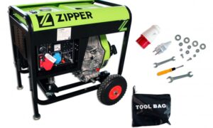Generator Agregat Prądu Budowlany AVR Diesel Zipper ZI-STE6700DH (67324)