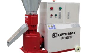 Peleciarka Granulator Paszy Peletu Optimat PP100PRO z Obudową 100 kg/h - Ø119 mm, peleciarki (77226)