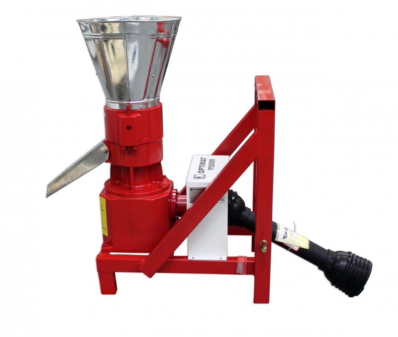 Przemysłowa Peleciarka Granulator Paszy Peletu Optimat PP300WOM do ciągnika 300kg/h - Ø199 mm, peleciarki (77230) - obrazek 6