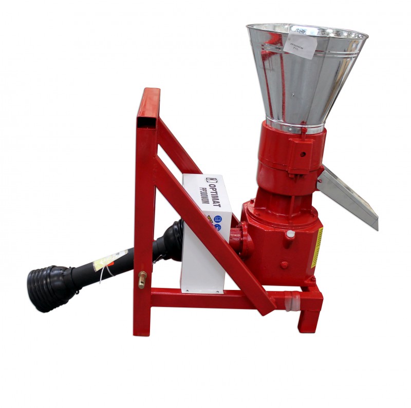 Przemysłowa Peleciarka Granulator Paszy Peletu Optimat PP300WOM do ciągnika 300kg/h - Ø199 mm, peleciarki (77230) - obrazek 3