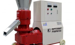 Przemysłowa Peleciarka Granulator Paszy Peletu Optimat PP360PRO PLUS z Obudową 350kg/h - Ø229 mm, peleciarki (77229)