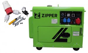 Generator Agregat Prądu Budowlany AVR Diesel Zipper ZI-STE7500DSH (67325)