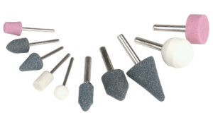 Zestaw ściernic trzpieniowych Aircraft 10-częściowy zestaw kołków szlifierskich (5 x 3 mm, 5 x 6 mm) (2403150)