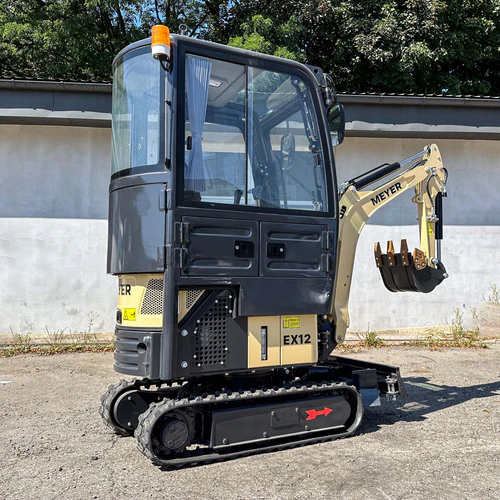 Minikoparka gąsienicowa MEYER EX12 z kabiną (skrętne ramię + joystick) (EX12JYSB+K) - obrazek 4