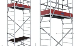 Rusztowanie aluminiowe ClimTec KRAUSE - wysokość robocza 5 m (710123)