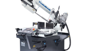 Półautomatyczna piła taśmowa do metalu z ramą wahadłową Metallkraft BMBS 300 x 320 HA-DG (3690041)