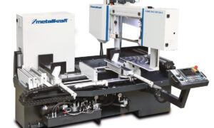 W pełni automatyczna dwukolumnowa pozioma piła taśmowa do metalu Metallkraft HMBS 340 CNC-DG-X (3691341)