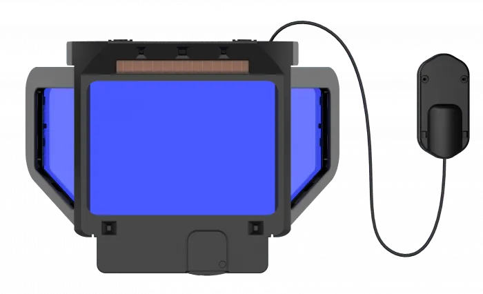 Przyłbica IDEAL APS Expert D43-MAXI-AMS+ PANORAMA BLUE TrueView+ - obrazek 4