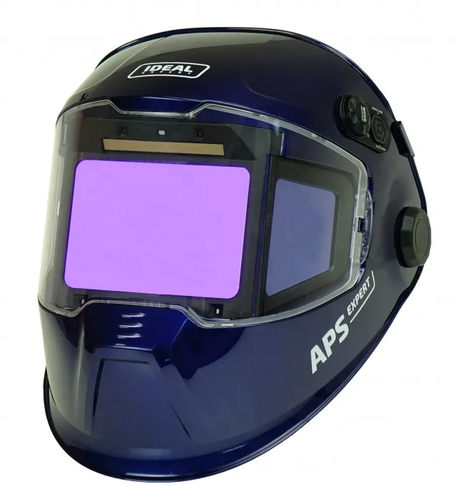 Przyłbica IDEAL APS Expert D43-MAXI-AMS+ PANORAMA BLUE TrueView+