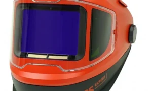 Przyłbica IDEAL APS Expert P33-MAXI-RC2-A/M-FS1-FLIP BLACK+RED TrueView+