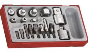 17-elementowy zestaw łączników pośrednich Teng Tools TTADP17 (185800109)