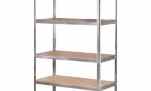REGAŁ 6 PÓŁEK AWTOOLS 200x90x40 NOŚNOŚĆ 300kg / 6.0mm - WCISKANY SZYBKI MONTAŻ   (AW23180)