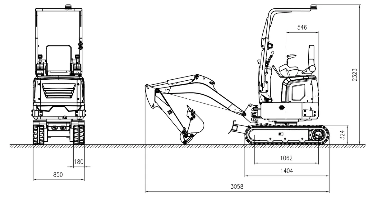 Koparka KRAFT MACHINES KE12CX-PRO - obrazek 19