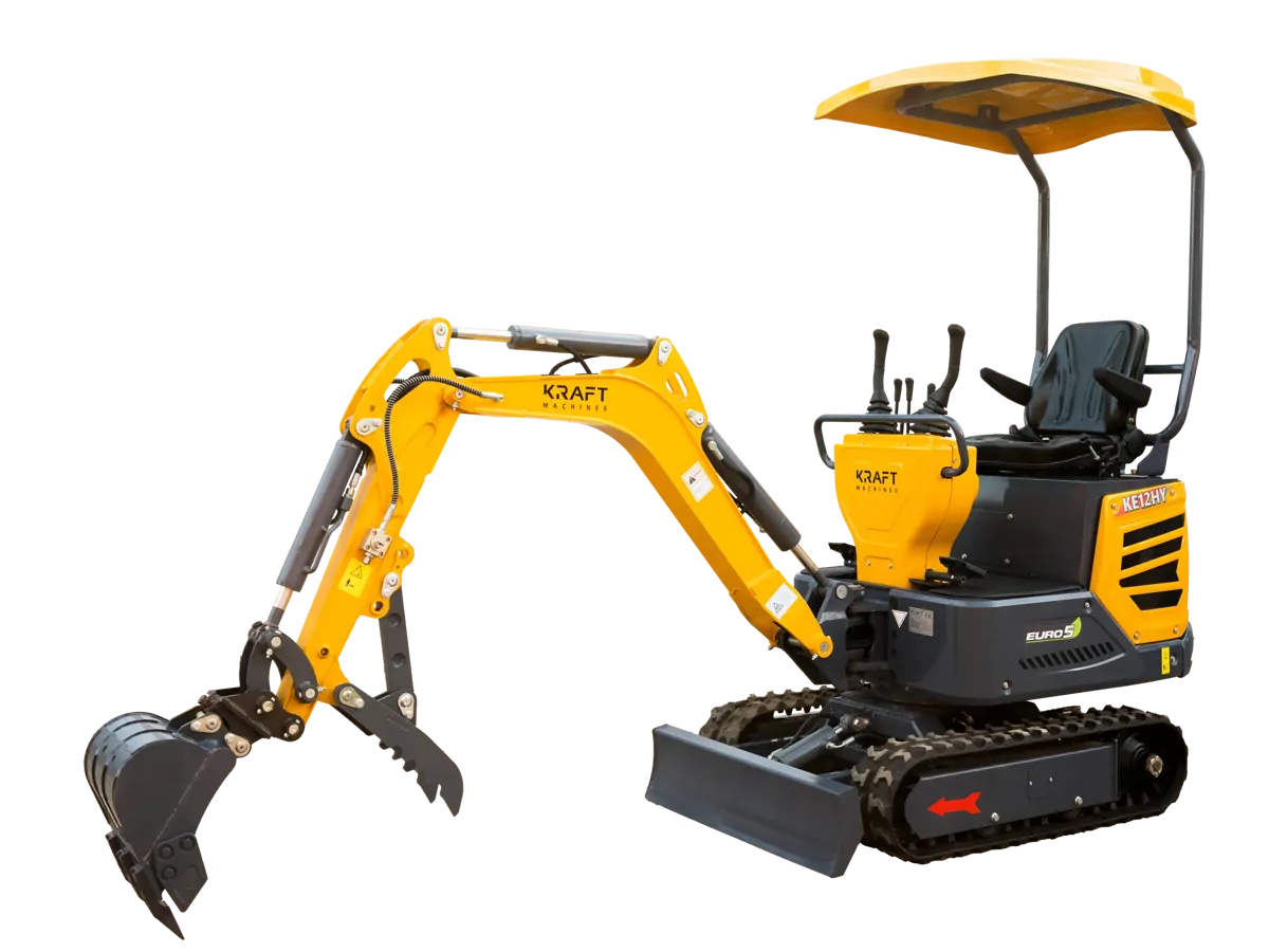 Koparka KRAFT MACHINES KE12HY silnik Kubota