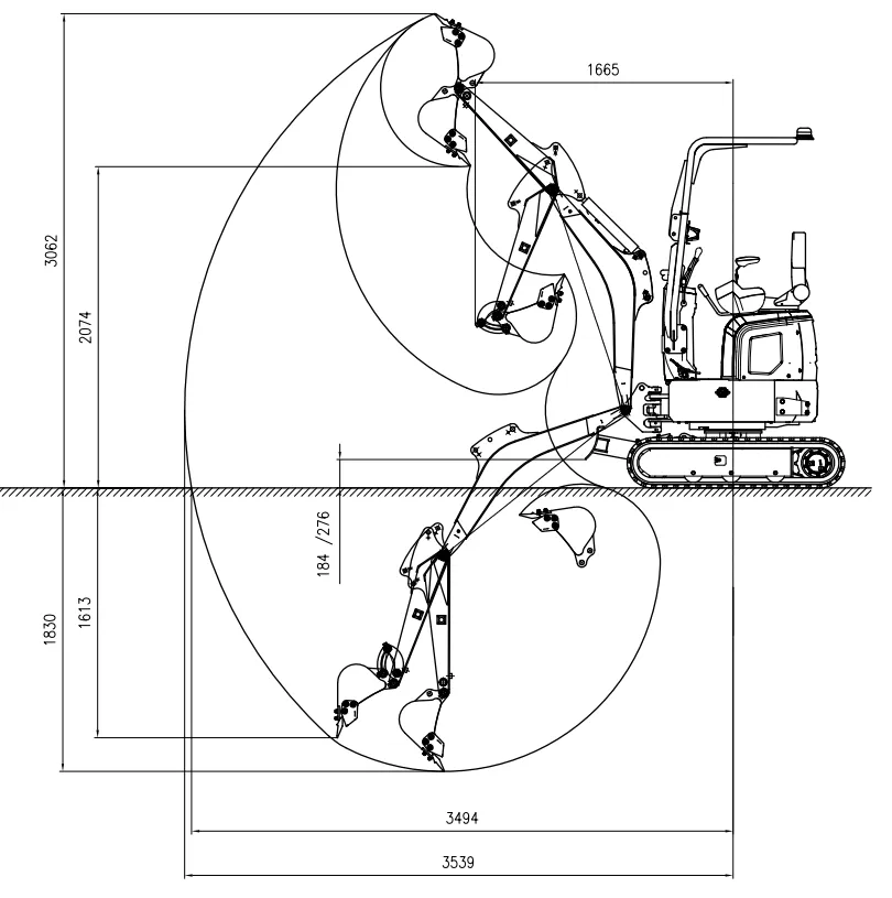 Koparka KRAFT MACHINES KE12CX-PRO - obrazek 18