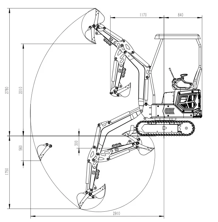 Koparka KRAFT MACHINES KE12YHT - obrazek 17