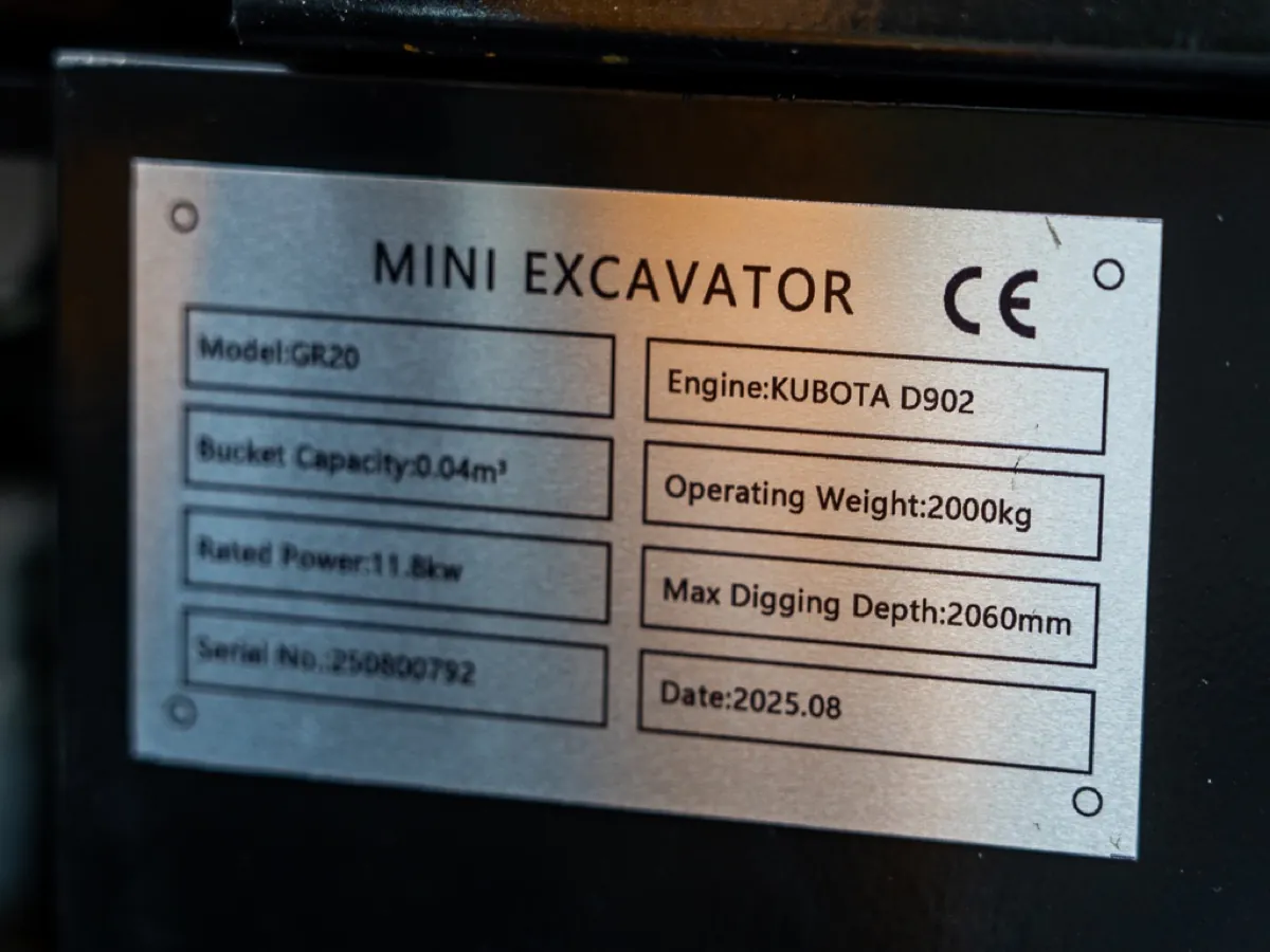 Minikoparka GreenRiver GR20 - obrazek 14