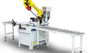 Przecinarka taśmowa Piła do metalu z podajnikami rolkowymi VIBER-SYSTEM 350×260 400V