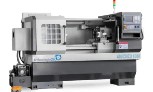 Tokarka CNC z płaskim łożem TechnologieCNC 400x1000 Hydrauliczny uchwyt i konik SIEMENS SINUMERIK 808D