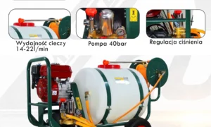 OPRYSKIWACZ WÓZKOWY SPALINOWY MASTERCUT OS100T/4