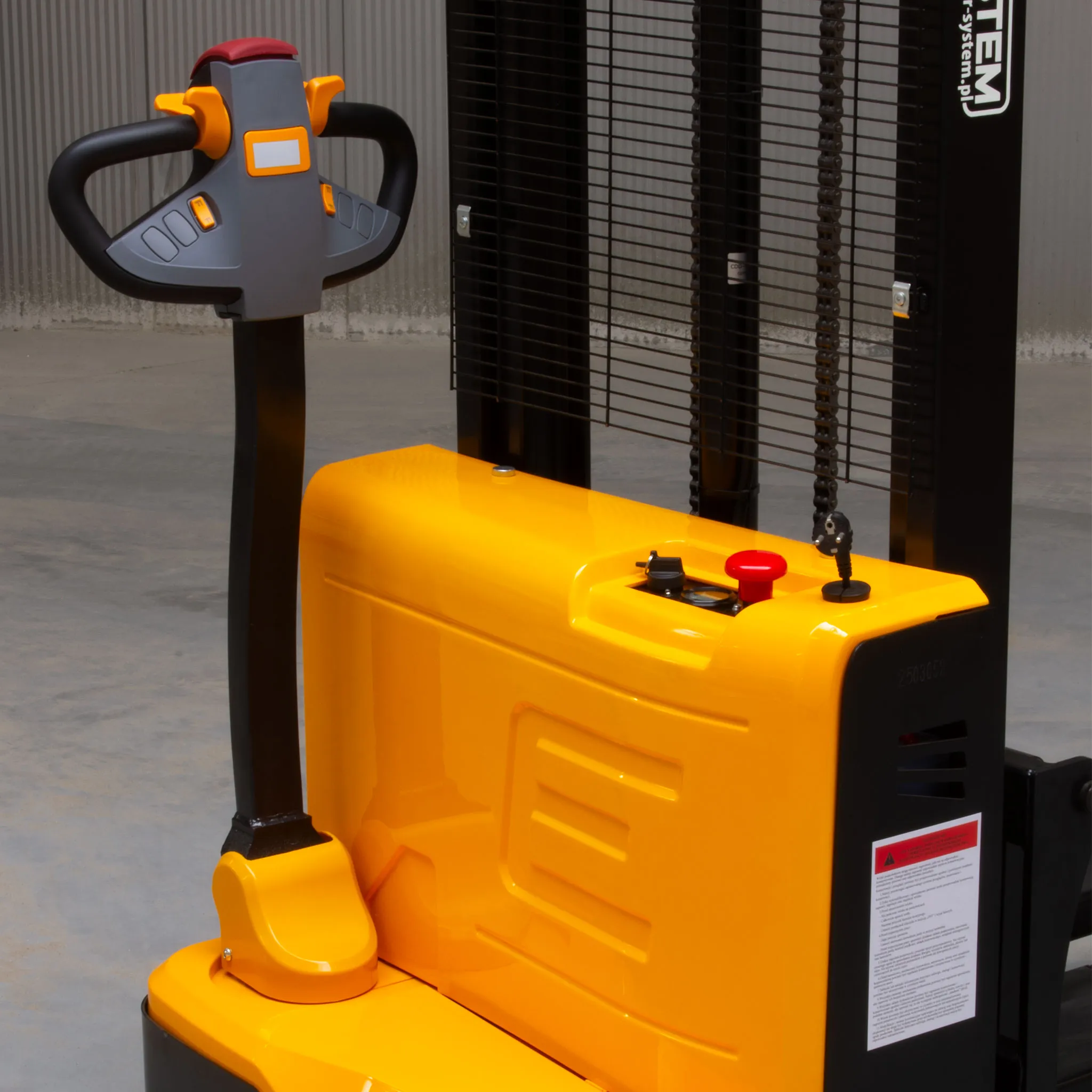 Wózek elektryczny podnośnikowy magazynowy 1500 kg / 3 m (WE1530R) - obrazek 10