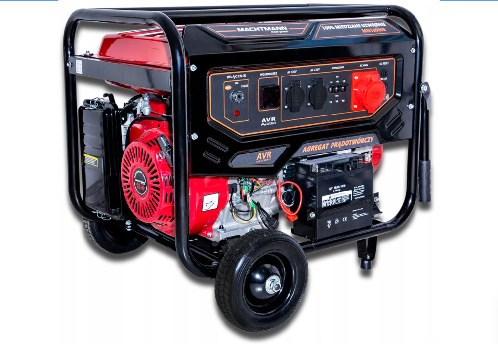 AGREGAT PRĄDOTWÓRCZY GENERATOR BENZYNA 10,0 kVA MACHTMANN MN10000E (MN10000E) - obrazek 4