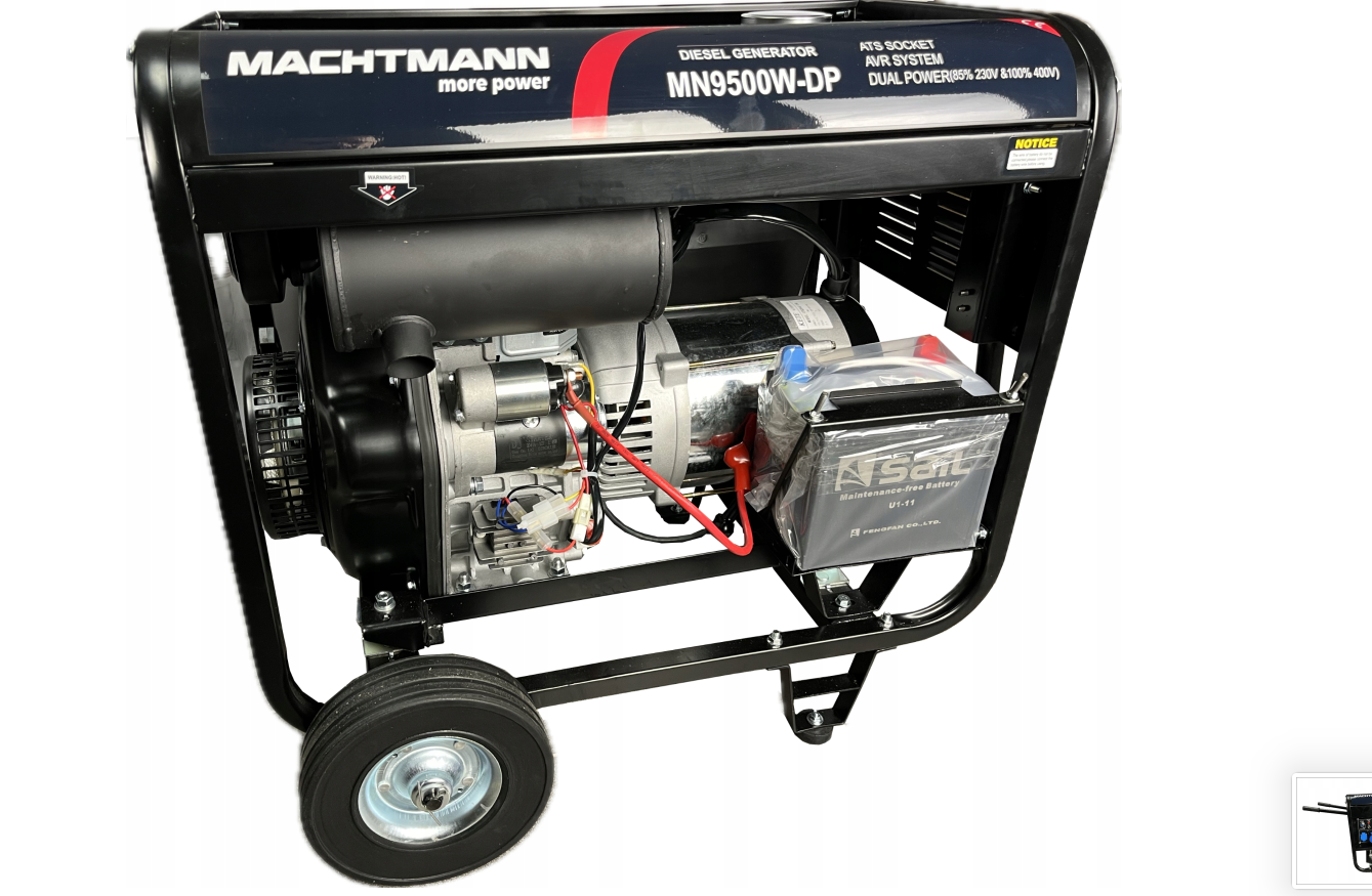 Agregat prądotwórczy MACHTMANN 7KW MN9500W-DP (MN9500W-DP) - obrazek 3