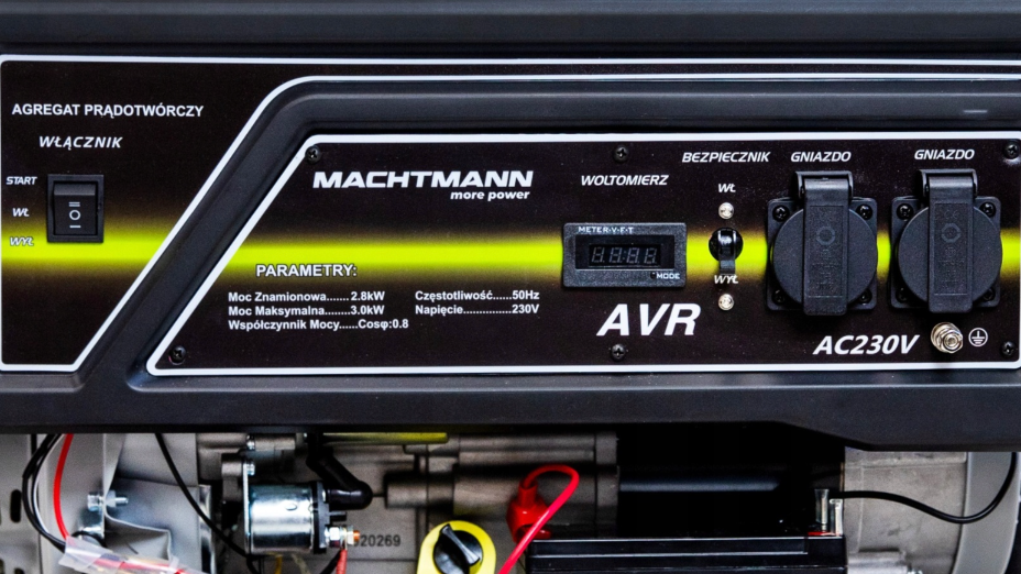 AGREGAT PRĄDOTWÓRCZY GENERATOR 3000W MACHTMANN MN3800WE (MN3800WE)