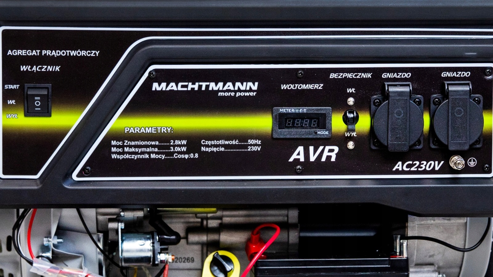 AGREGAT PRĄDOTWÓRCZY GENERATOR 3000W MACHTMANN MN3800WE Kod producenta MN3800WE