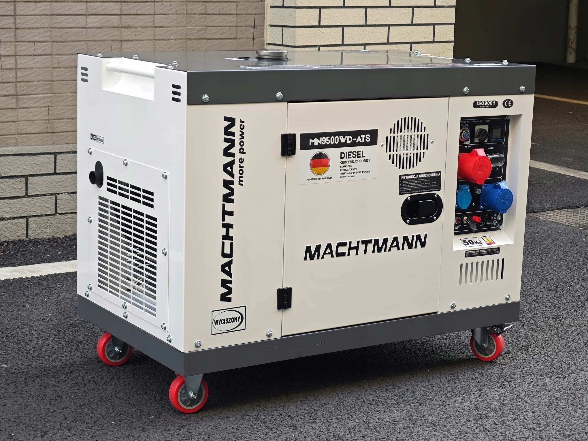 Agregat Prądotwórczy Diesel Machtmann 9500WD ATS 400V 9.4 kVA Trójfazowy