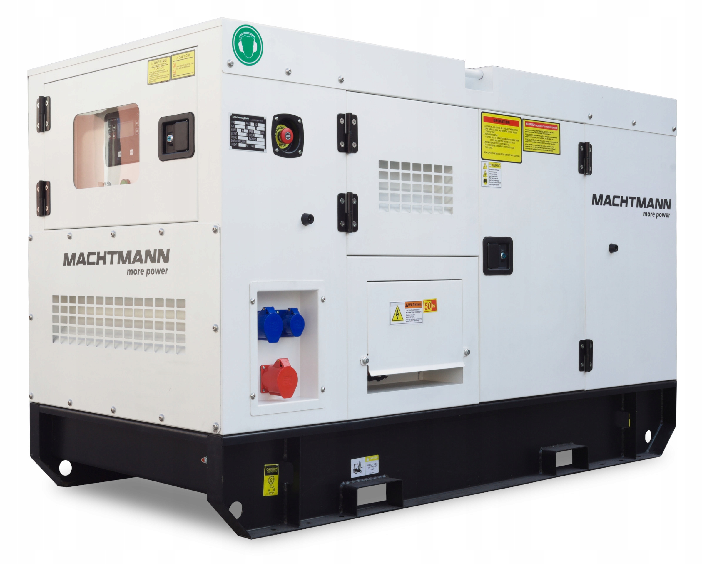 Generator Agregat Prądotwórczy Machtmann 150kW ATS Trójfazowy silnik YUCHAI