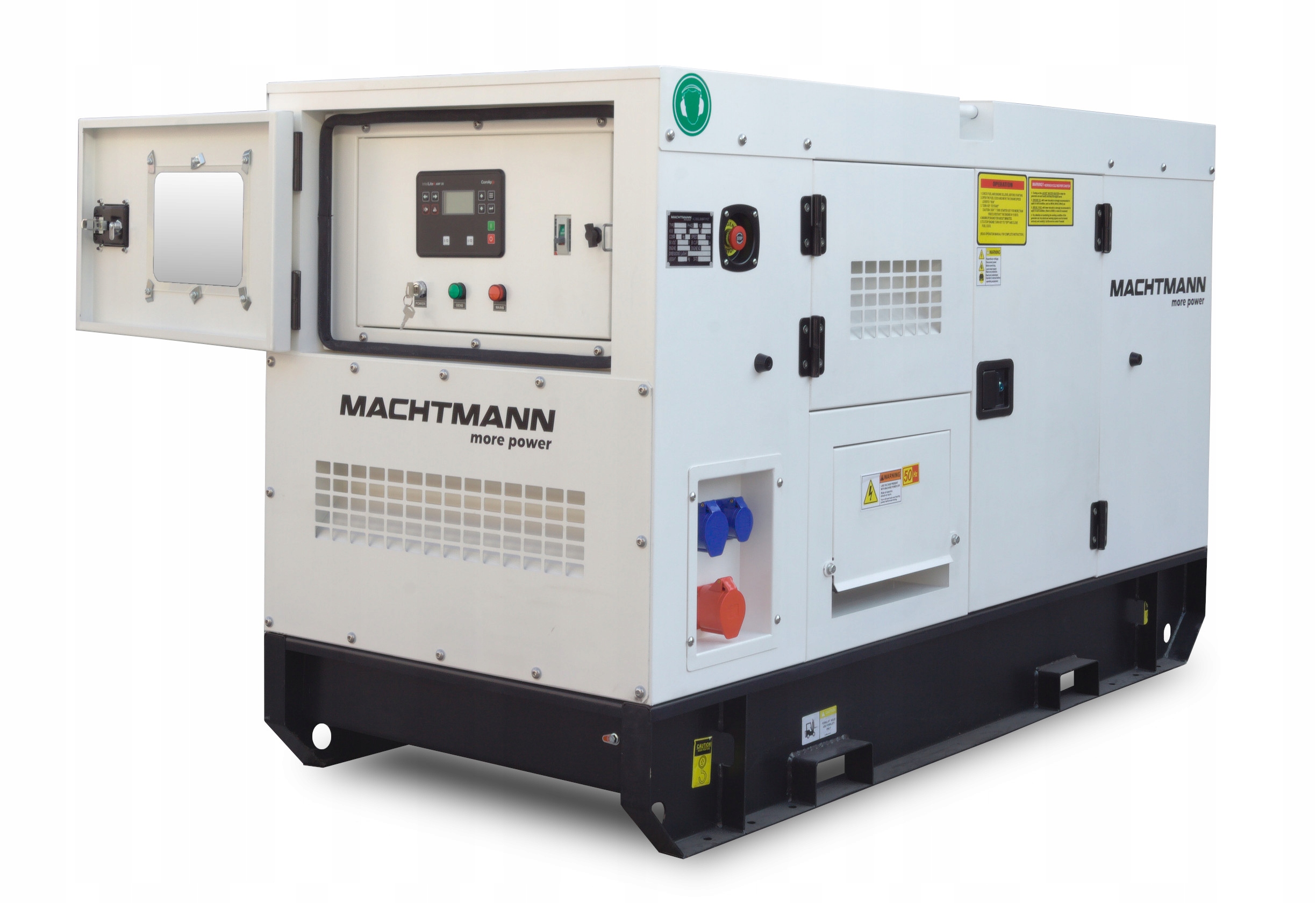 Generator Agregat Prądotwórczy Machtmann 300kW ATS Trójfazowy silnik YUCHAI Model MN-YC300