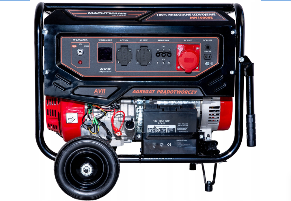 AGREGAT PRĄDOTWÓRCZY GENERATOR BENZYNA 10,0 kVA MACHTMANN MN10000E (MN10000E) - obrazek 3