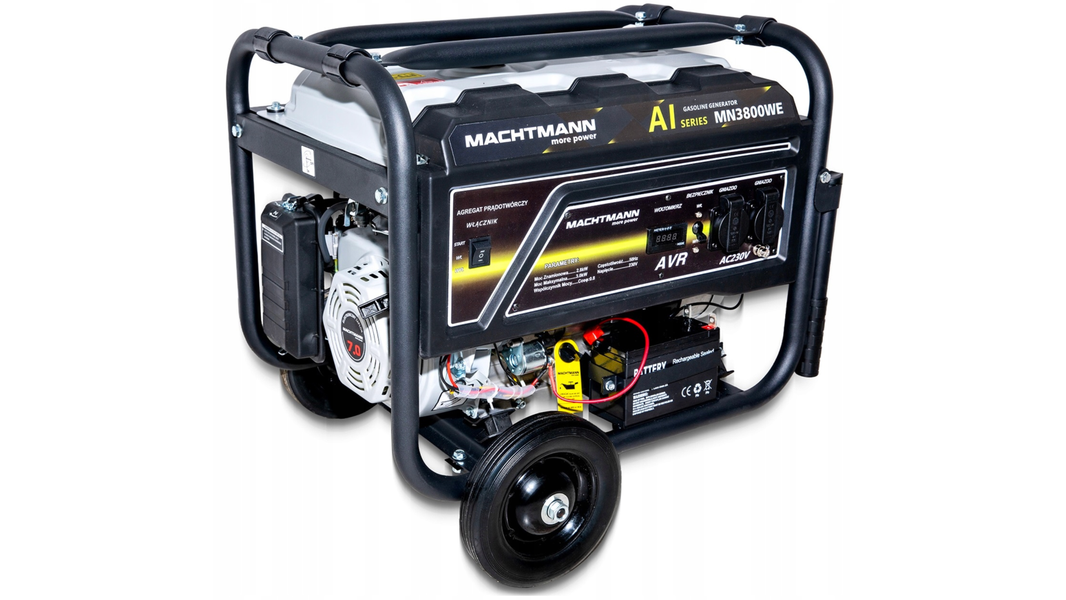 AGREGAT PRĄDOTWÓRCZY GENERATOR 3000W MACHTMANN MN3800WE (MN3800WE) - obrazek 5