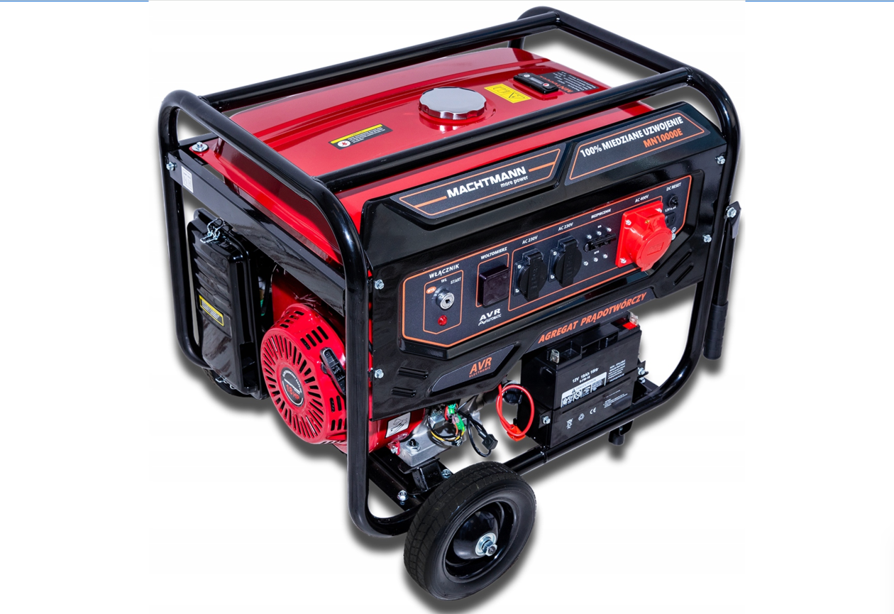 AGREGAT PRĄDOTWÓRCZY GENERATOR BENZYNA 10,0 kVA MACHTMANN MN10000E (MN10000E) - obrazek 2