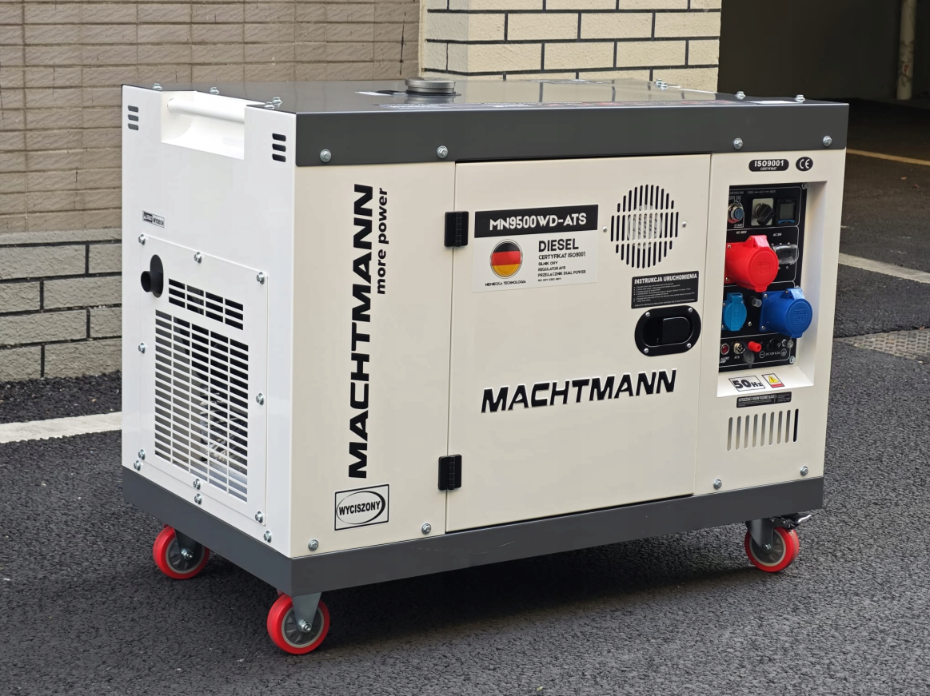 Agregat Prądotwórczy Diesel Machtmann 9500WD ATS 400V 9.4 kVA Trójfazowy (MN9500WD-ATS)