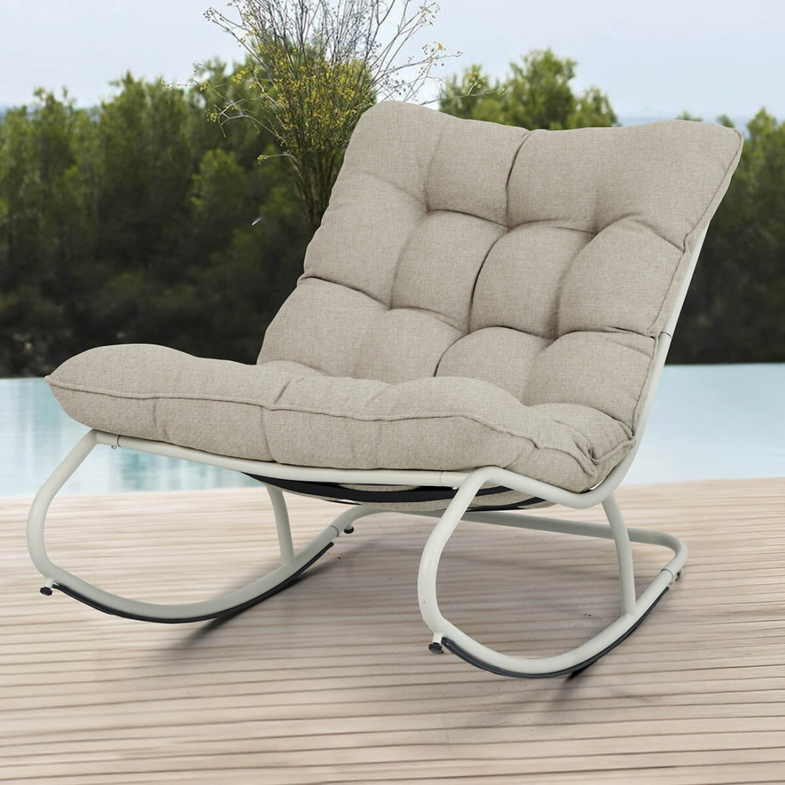 AGAVA FOTEL BUJANY LIGHT BEIGE (007082)