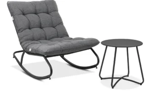 AGAVA+STOLIK ART ZESTAW DARK GREY (007917)