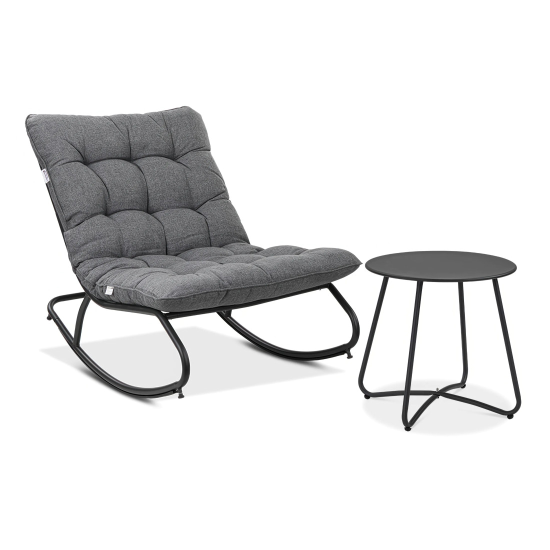AGAVA+STOLIK ART ZESTAW DARK GREY (007917)