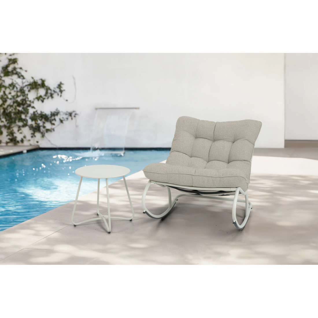 AGAVA+STOLIK ART ZESTAW LIGHT BEIGE (007916) - obrazek 11