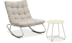 AGAVA+STOLIK ART ZESTAW LIGHT BEIGE (007916)