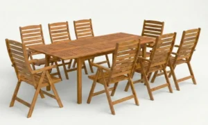 AKADIA DINING 210/8 ZESTAW ACACIA WOOD (009259)