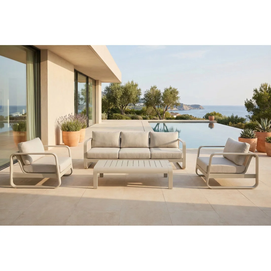 ANTALYA CAFFE ZESTAW LIGHT BEIGE (008203) - obrazek 3