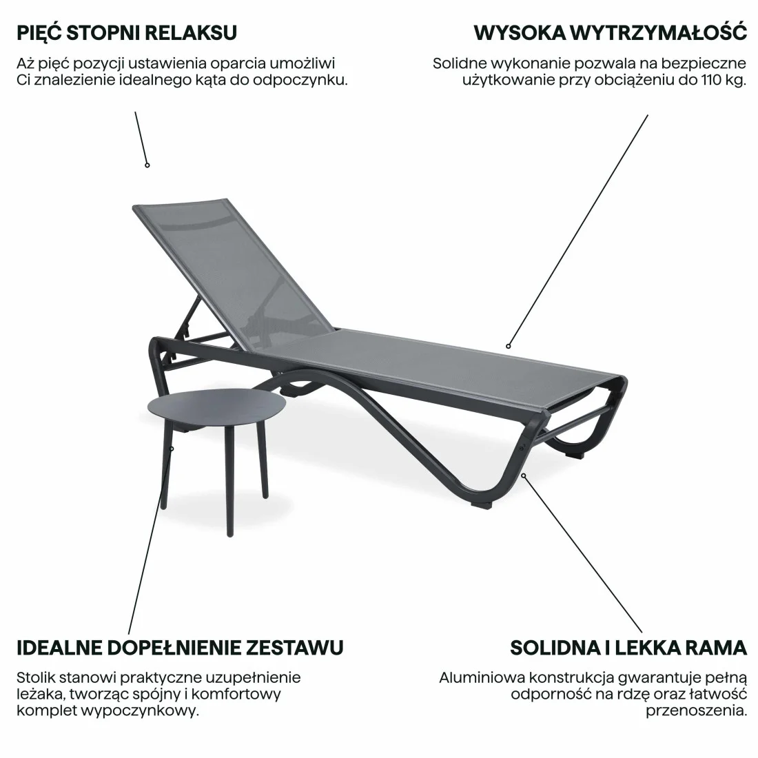 AQUALIS 1+1 ZESTAW GREY (009356) - obrazek 4
