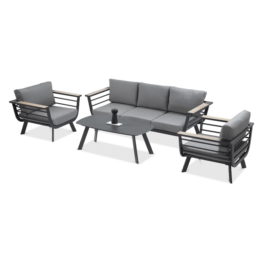 ASPEN CAFFE ZESTAW GREY (006428)