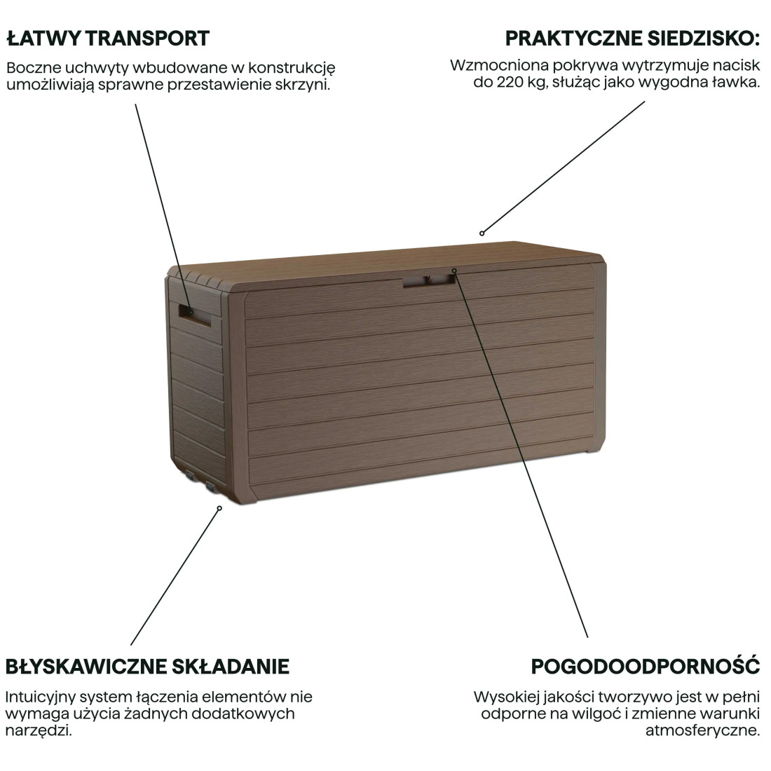 ATLAS 270L SKRZYNIA BROWN (009300) - obrazek 4