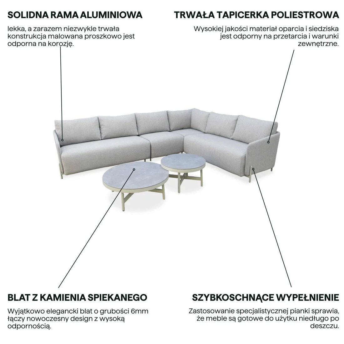 AURA CAFFE NAROŻNIK GREY (008154) - obrazek 4